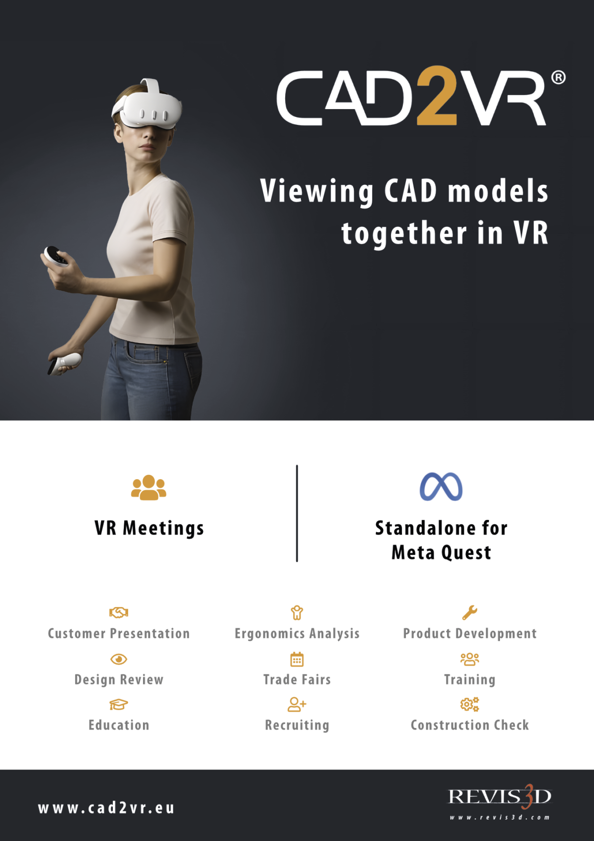 CAD2VR® – Viewing CAD models in Virtual Reality together